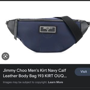 Authentic Jimmy Choo Kirt belt bag